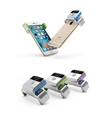 新大陆 智联世界 W100蓝牙背夹可穿戴微型扫描器